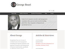 Tablet Screenshot of georgebouri.com